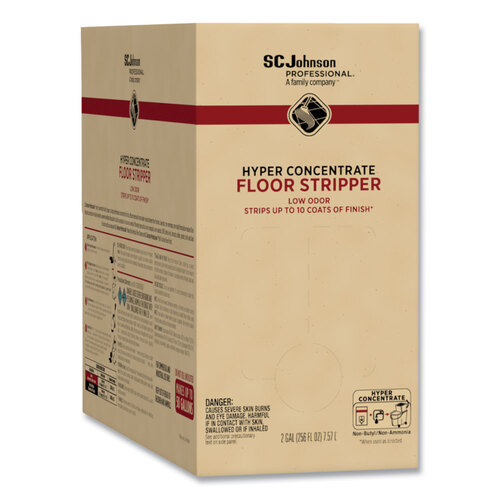 SJN680076 - SC Johnson Professional - Hyper Concentrate Floor Stripper, Low Odor, 2 gal Bag-in-Box