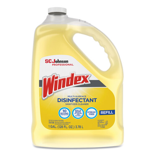 SJN682265EA - SC Johnson Professional - SC Johnson Professional Windex&reg; Multi-Surface Disinfectant Cleaner, Citrus, 1 gal Bottle