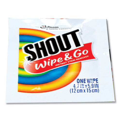 SJN686661 - SC Johnson Professional - Shout&reg; Wipe & Go Instant Stain Remover, 4.7 x 5.9, 80 Packets/Carton