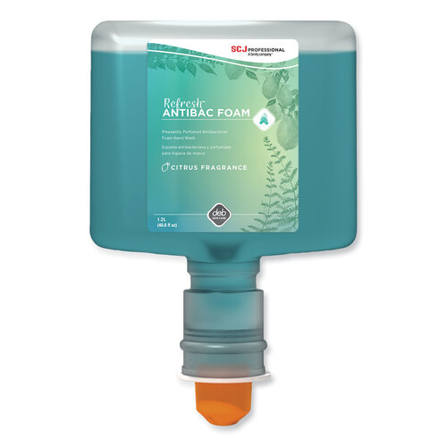 SJNANT120TF - SC Johnson Professional - Refresh Foaming Hand Soap Touch Free Cartridge, Citrus Scent, 1.2 L Refill, 3/Carton