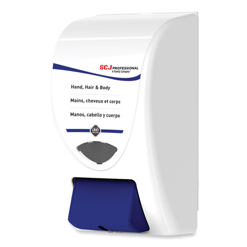 SJNSHW2LDP - SC Johnson Professional - Cleanse Hand, Hair and Body Dispenser, 2 L, 6.4 x 5.7 x 11.5, White/Blue, 15/Carton