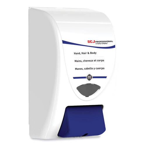 SJNSHW2LDP - SC Johnson Professional - Cleanse Hand, Hair and Body Dispenser, 2 L, 6.4 x 5.7 x 11.5, White/Blue, 15/Carton