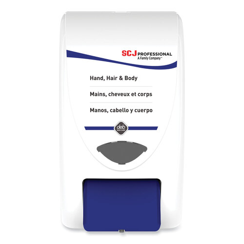 SJNSHW2LDP - SC Johnson Professional - Cleanse Hand, Hair and Body Dispenser, 2 L, 6.4 x 5.7 x 11.5, White/Blue, 15/Carton
