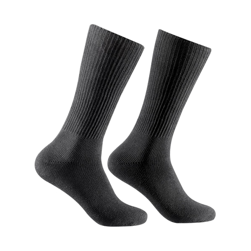 SLVSV19400-BLK-M - Silverts - Silverts 2 Pack Diabetic Soft Cotton Sock Black