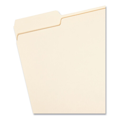 SMD10330 - Smead - Manila File Folders, 1/3-Cut Tabs: Assorted, Letter Size, 0.75&quot; Expansion, Manila, 100/Box