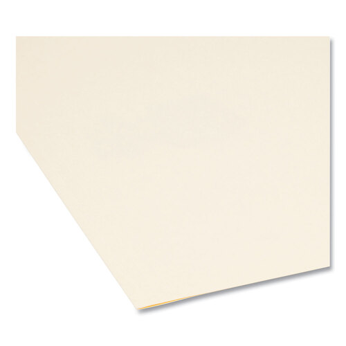 SMD10334 - Smead - Reinforced Tab Manila File Folders, 1/3-Cut Tabs: Assorted, Letter Size, 0.75&quot; Expansion, 11-pt Manila, 100/Box