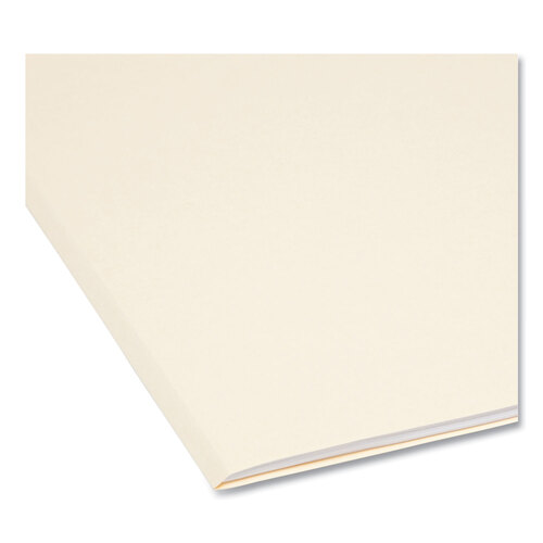 SMD10338 - Smead - Top Tab File Folders with Antimicrobial Product Protection, 1/3-Cut Tabs: Assorted, Letter, 0.75&quot; Expansion, Manila, 100/Box