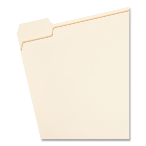 SMD10350 - Smead - Manila File Folders, 1/5-Cut Tabs: Assorted, Letter Size, 0.75&quot; Expansion, Manila, 100/Box