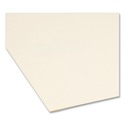 SMD10388 - Smead - Reinforced Guide Height File Folders, 2/5-Cut Printed Tabs: Right Position, Letter Size, 0.75&quot; Expansion, Manila, 100/Box
