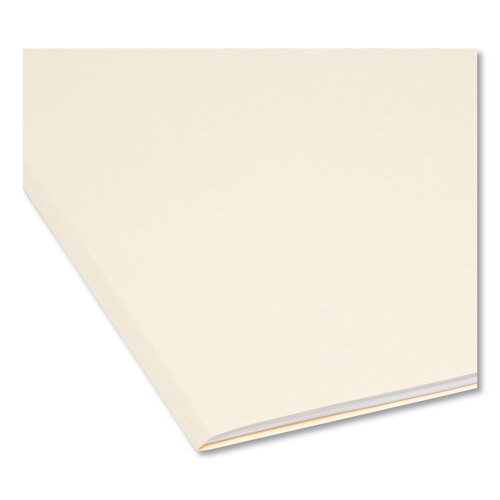 SMD10388 - Smead - Reinforced Guide Height File Folders, 2/5-Cut Printed Tabs: Right Position, Letter Size, 0.75&quot; Expansion, Manila, 100/Box