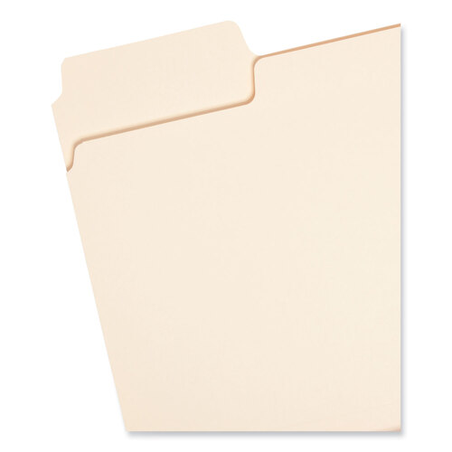 SMD10401 - Smead - SuperTab Top Tab File Folders, 1/3-Cut Tabs: Assorted, Letter Size, 0.75&quot; Expansion, 14-pt Manila, 50/Box