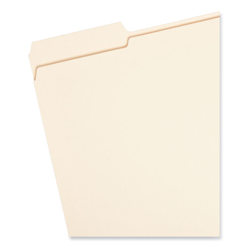 SMD10405 - Smead - Expandable Heavyweight File Folders, 1/3-Cut Tabs: Assorted, Letter Size, 1.5&quot; Expansion, Manila, 50/Box