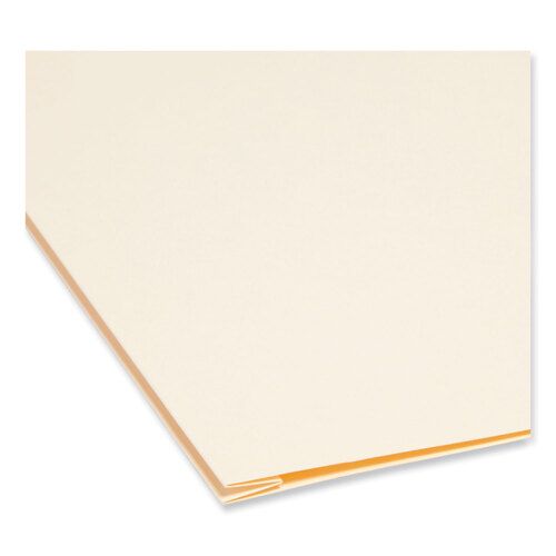 SMD10405 - Smead - Expandable Heavyweight File Folders, 1/3-Cut Tabs: Assorted, Letter Size, 1.5&quot; Expansion, Manila, 50/Box