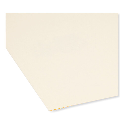 SMD10434 - Smead - Reinforced Tab Manila File Folders, 1/3-Cut Tabs: Assorted, Letter Size, 0.75&quot; Expansion, 14-pt Manila, 100/Box