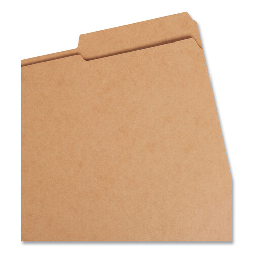 SMD10786 - Smead - Guide Height Reinforced Heavyweight Kraft File Folder, 2/5-Cut Tabs: Right of Center, Letter, 0.75&quot; Expansion, Brown, 100/Box