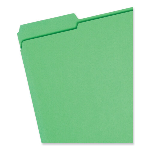 SMD11641 - Smead - Reinforced Top Tab Colored File Folders, 1/3-Cut Tabs: Assorted, Letter Size, 0.75&quot; Expansion, Assorted Colors, 12/Pack