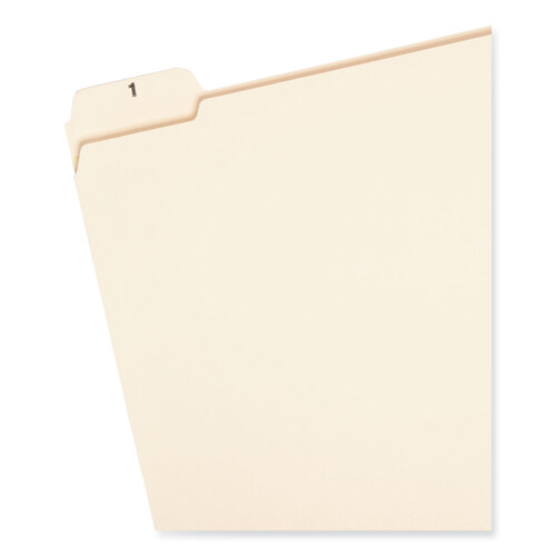 SMD11769 - Smead - Indexed File Folder Sets, 1/5-Cut Prelabeled Tabs: 1 to 31, Letter Size, 0.75&quot; Expansion, Manila, 31/Set