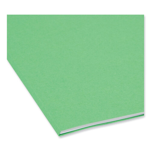 SMD11987 - Smead - SuperTab Colored File Folders, 1/3-Cut Tabs: Assorted, Letter Size, 0.75&quot; Expansion, 11-pt Stock, Color Assortment 1, 100/Box