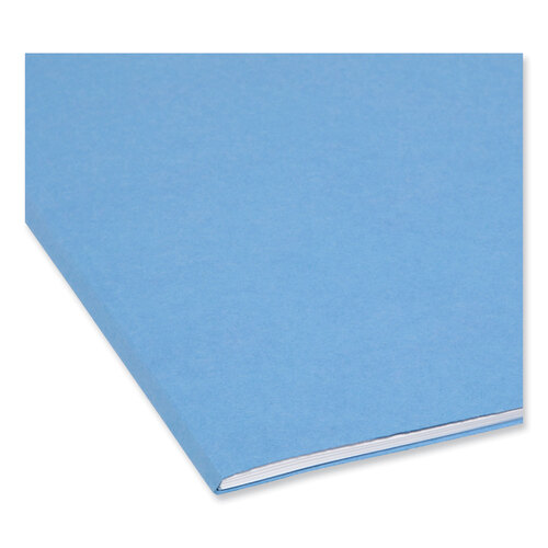 SMD12043 - Smead - Colored File Folders, 1/3-Cut Tabs: Assorted, Letter Size, 0.75&quot; Expansion, Blue, 100/Box