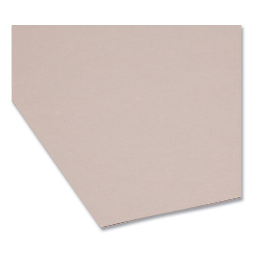 SMD12343 - Smead - Colored File Folders, 1/3-Cut Tabs: Assorted, Letter Size, 0.75&quot; Expansion, Gray, 100/Box