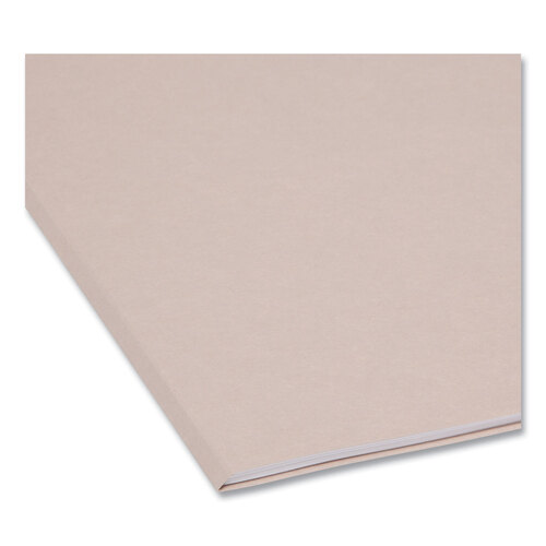 SMD12343 - Smead - Colored File Folders, 1/3-Cut Tabs: Assorted, Letter Size, 0.75&quot; Expansion, Gray, 100/Box