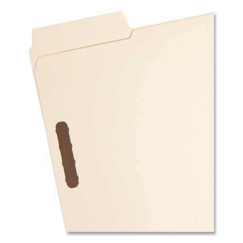 SMD14545 - Smead - SuperTab Reinforced Guide Height Fastener Folders, 14-pt Manila, 0.75&quot; Expansion, 2 Fasteners, Letter Size, Manila, 50/Box