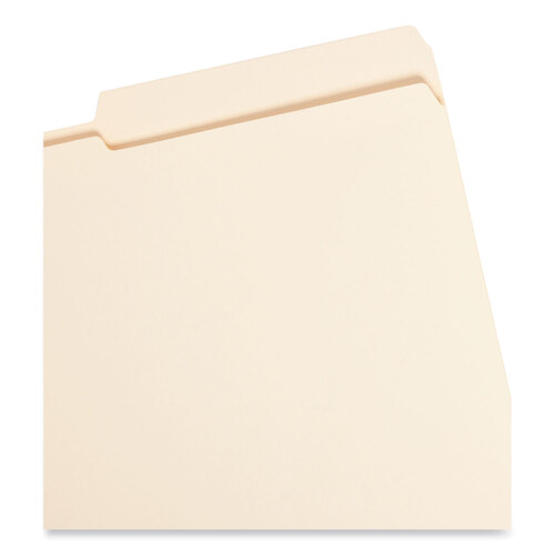 SMD15386 - Smead - Reinforced Guide Height File Folders, 2/5-Cut Tabs: Right Position, Legal Size, 0.75&quot; Expansion, Manila, 100/Box