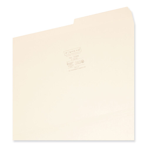 SMD15386 - Smead - Reinforced Guide Height File Folders, 2/5-Cut Tabs: Right Position, Legal Size, 0.75&quot; Expansion, Manila, 100/Box