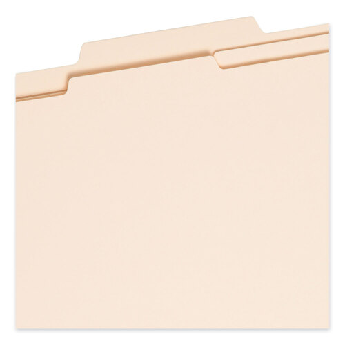 SMD18700 - Smead - Four-Section Top Tab Classification Folders, 2&quot; Expansion, 1 Divider, 4 Fasteners, Legal Size, Manila, 10/Box