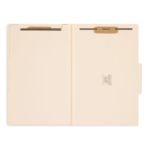 SMD18700 - Smead - Four-Section Top Tab Classification Folders, 2&quot; Expansion, 1 Divider, 4 Fasteners, Legal Size, Manila, 10/Box