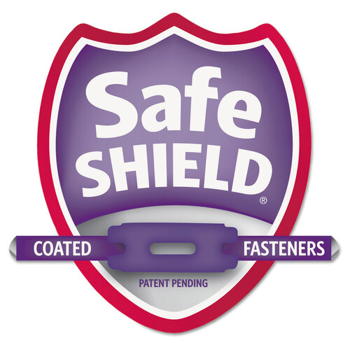 SMD19031 - Smead - Six-Section Pressboard Top Tab Classification Folders, Six SafeSHIELD Fasteners, 2 Dividers, Legal Size, Bright Red, 10/Box