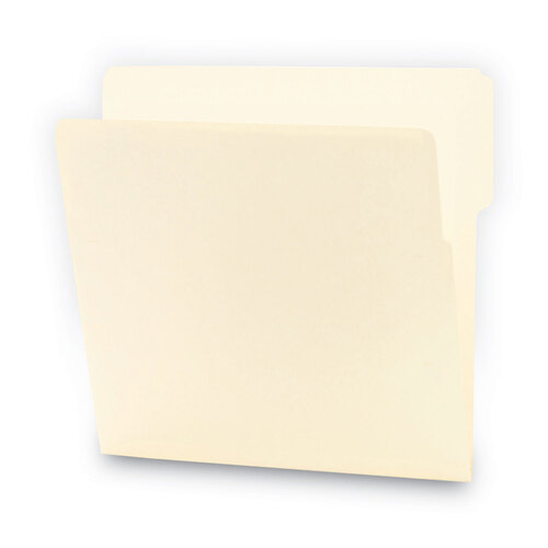 SMD24135 - Smead - Heavyweight Manila End Tab Folders, 9&quot; High Front, 1/3-Cut Tabs: Top, Letter Size, 0.75&quot; Expansion, Manila, 100/Box