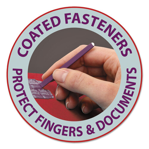 SMD26783 - Smead - End Tab Pressboard Classification Folders, Six SafeSHIELD Fasteners, 2&quot; Expansion, 2 Dividers, Letter Size, Bright Red, 10/BX