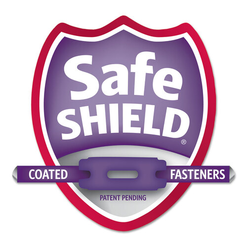 SMD26865 - Smead - End Tab Pressboard Classification Folders, Eight SafeSHIELD Fasteners, 3&quot; Expansion, 3 Dividers, Letter Size, Red, 10/Box