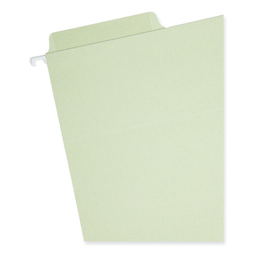 SMD64032 - Smead - Erasable FasTab Hanging Folders, Letter Size, 1/3-Cut Tabs, Moss, 20/Box