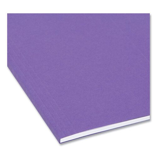 SMD64072 - Smead - Colored Hanging File Folders with 1/5 Cut Tabs, Letter Size, 1/5-Cut Tabs, Purple, 25/Box