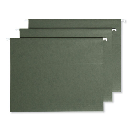 SMD64195 - Smead - 100% Recycled Hanging File Folders with ProTab Kit, Letter Size, 1/3-Cut, Standard Green