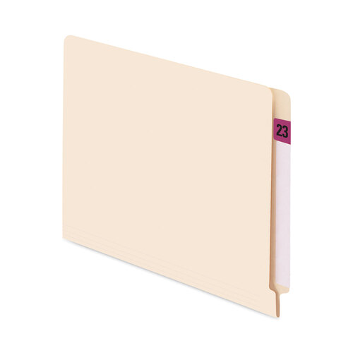 SMD68323 - Smead - Yearly End Tab File Folder Labels, 23, 0.75 x 1.5, Purple, 500 Labels/Roll