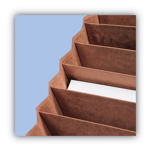 SMD70469 - Smead - TUFF Expanding Open-Top Stadium File, 31 Sections, 1/31-Cut Tabs, Legal Size, Redrope