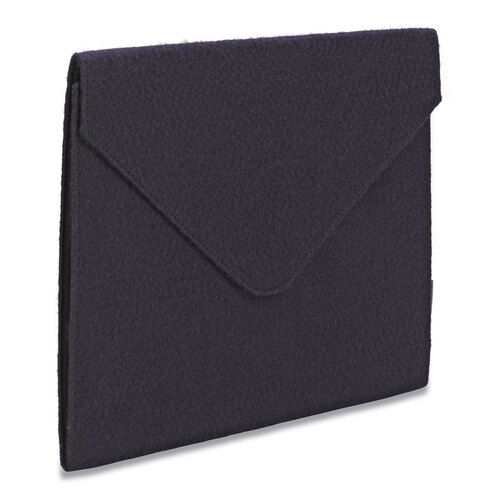 SMD70922 - Smead - Soft Touch Cloth Expanding Files, 2&quot; Expansion, 1 Section, Snap Closure, Letter Size, Dark Blue