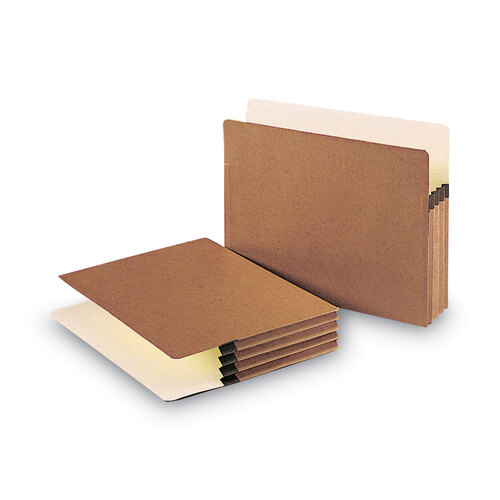 SMD73805 - Smead - Redrope Drop Front File Pockets, 3.5&quot; Expansion, Letter Size, Redrope, 50/Box