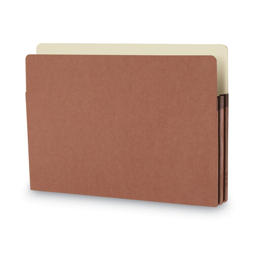 SMD74214 - Smead - Redrope Drop Front File Pockets, 1.75&quot; Expansion, Legal Size, Redrope, 25/Box