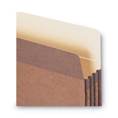 SMD74224 - Smead - Redrope Drop Front File Pockets, 3.5&quot; Expansion, Legal Size, Redrope, 25/Box