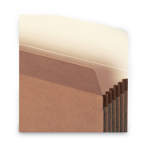 SMD74234 - Smead - Redrope Drop Front File Pockets, 5.25&quot; Expansion, Legal Size, Redrope, 10/Box