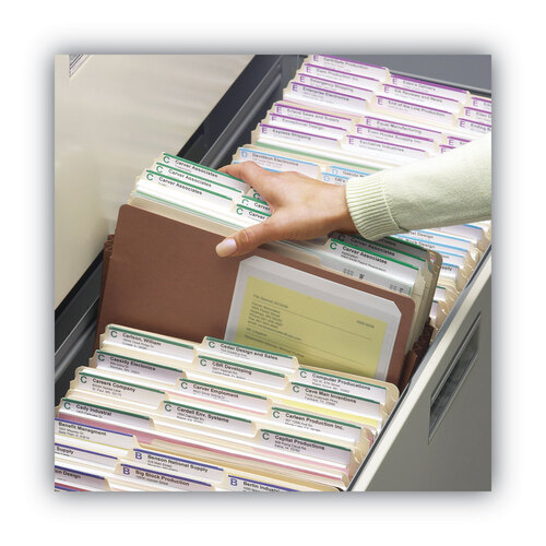 SMD74264 - Smead - Redrope Drop-Front File Pockets with Fully Lined Gussets, 3.5&quot; Expansion, Legal Size, Redrope, 10/Box