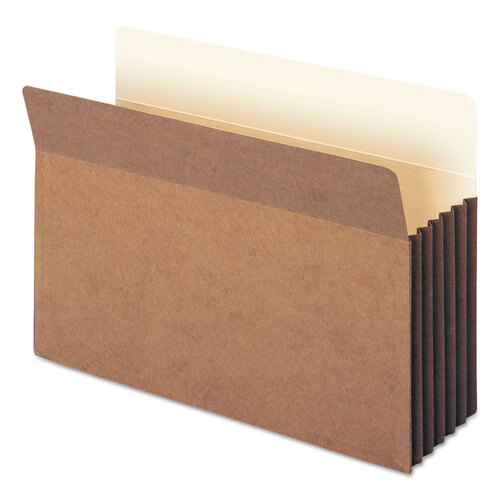 SMD74390 - Smead - Redrope TUFF Pocket Drop-Front File Pockets with Fully Lined Gussets, 5.25&quot; Expansion, Legal Size, Redrope, 10/Box
