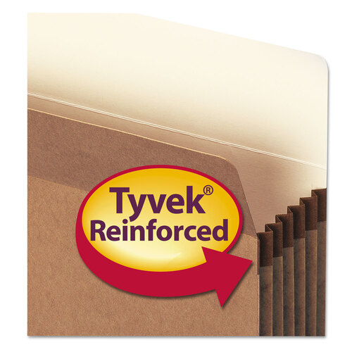 SMD74810 - Smead - Redrope Drop Front File Pockets, 5.25&quot; Expansion, Legal Size, Redrope, 50/Box
