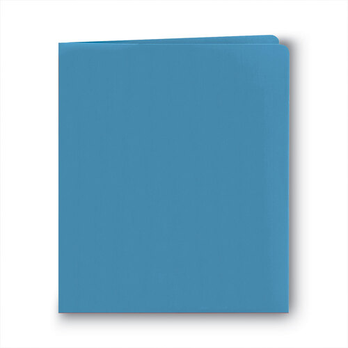 SMD87850 - Smead - Two-Pocket Folder, Textured Paper, 100-Sheet Capacity, 11 x 8.5, Assorted, 25/Box
