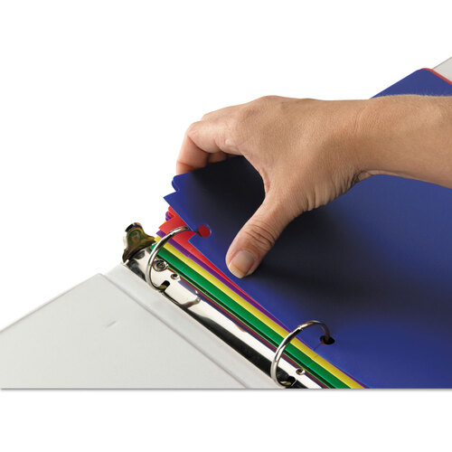 SMD87939 - Smead - Poly Snap-In Two-Pocket Folder, 50-Sheet Capacity, 11 x 8.5, Assorted, 10/Pack