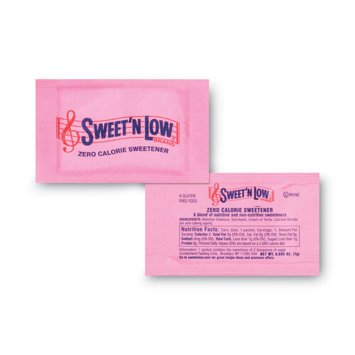 SMU50150CT - Sugar Foods - Zero Calorie Sweetener, 1 g Packet, 400 Packet/Box, 4 Box/Carton
